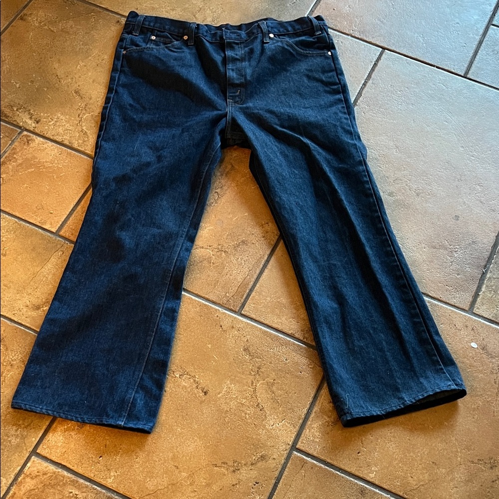 VINTAGE PLAIN POCKETS JEANS